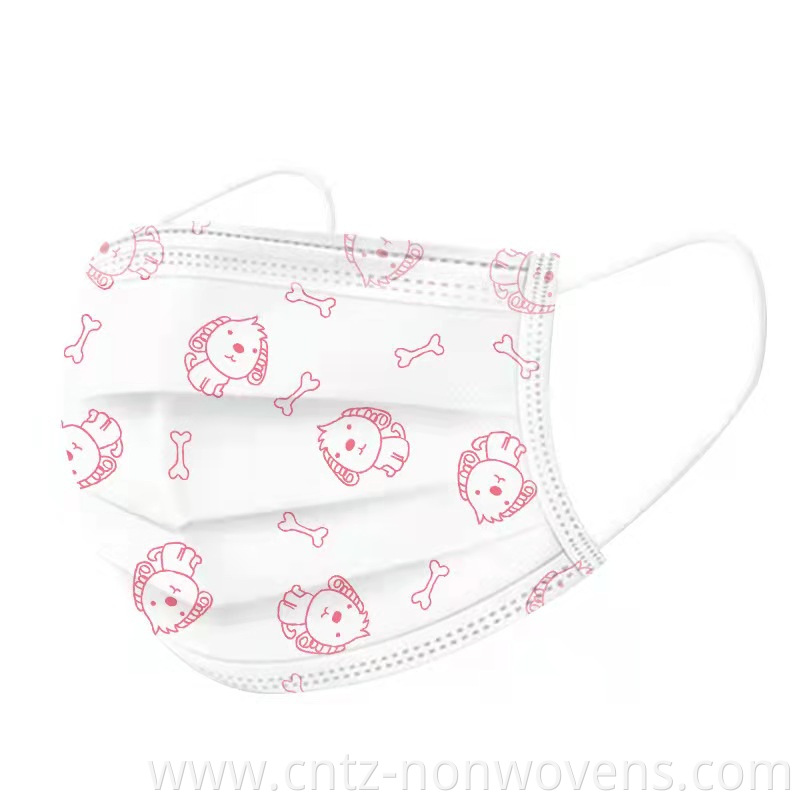 Disposable face-mask protect fabrics material PP Spunbonded Nonwoven Printed Nonwoven fabric